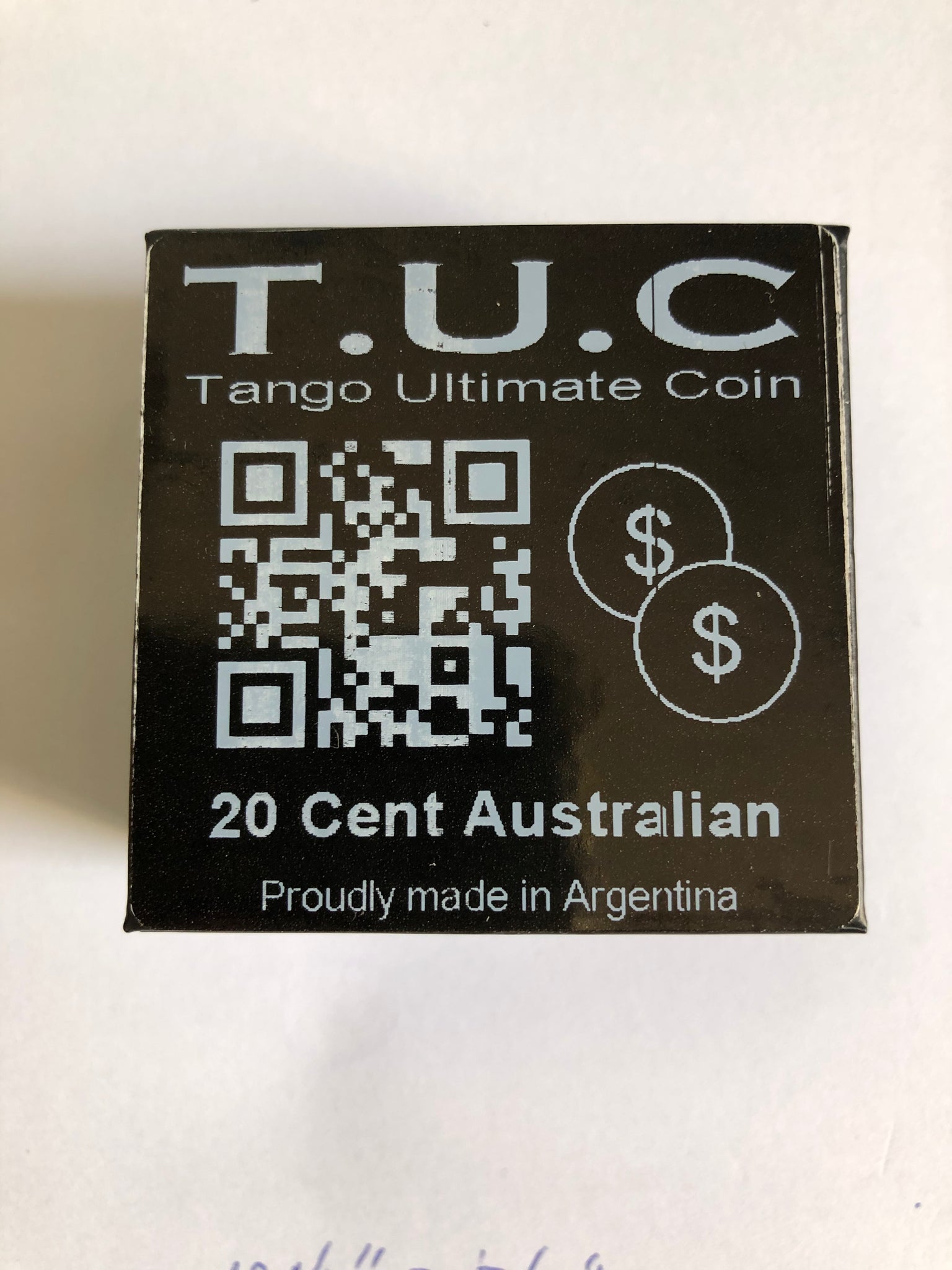 Tango Ultimate Coin T.U.C 20 Cent Australian Gaff With Online Video Magic Trick