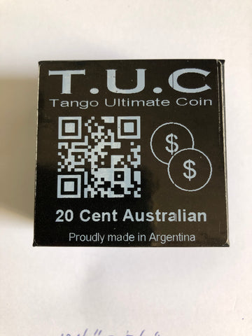 Tango Ultimate Coin T.U.C 20 Cent Australian Gaff With Online Video Magic Trick