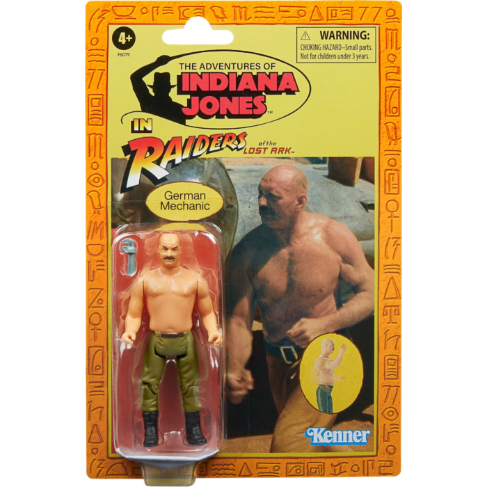 Indiana Jones and the Raiders of the Lost Ark Retro Collection German Mechanic 3 3/4 Inch Action Figure