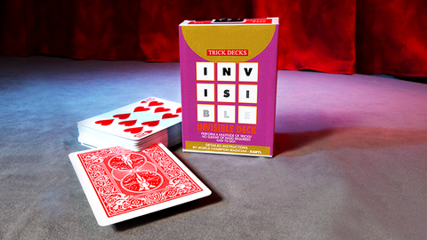 Invisible Bicycle Red Deck Of Gaff Playing Cards Poker Size Magic Trick