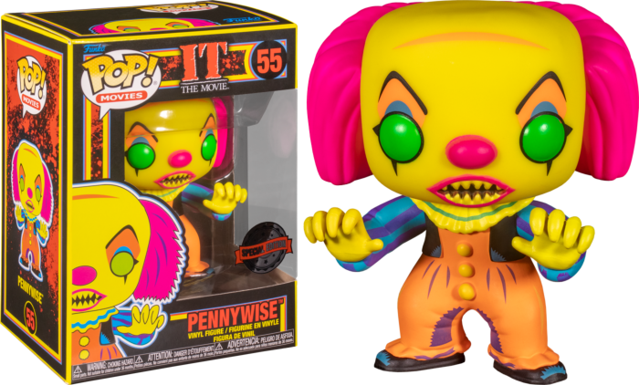 It (1990) Pennywise Black Light US Exclusive Pop! 55 Vinyl