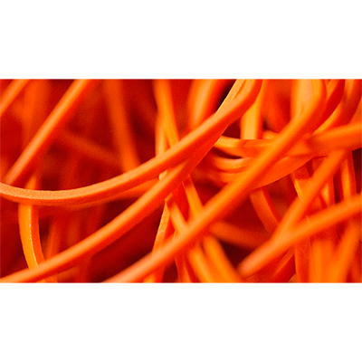 Joe Rindfleisch's Rainbow Rubber Bands (Daniel Garcia - Orange Pack) Magic Trick