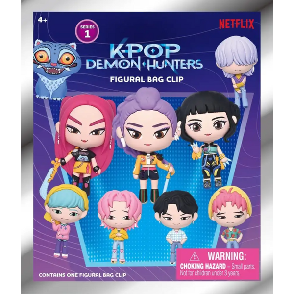 KPop Demon Hunters 3D Foam Bag Clip Blind Bag Random