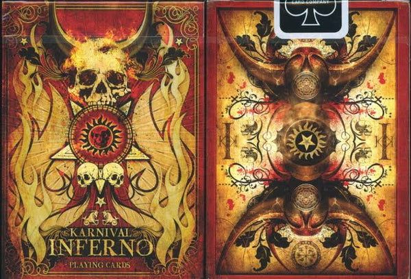 Karnival Inferno Bicycle Deck of Playing Cards Poker Size