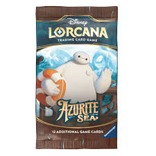 Lorcana S6 Azurite Sea TCG 1 Booster Pack Factory Sealed