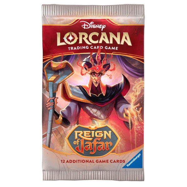 Lorcana S8 TCG Reign Of Jafar 1 Booster Pack Factory Sealed