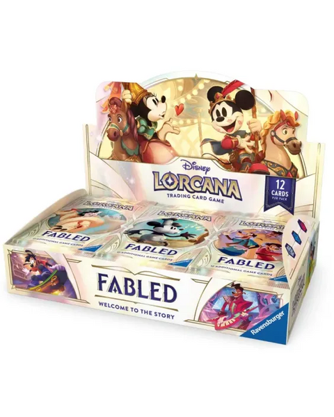 Lorcana S9 TCG Fabled Booster Box Factory Sealed