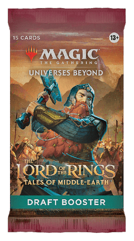 MTG The Lord of the Rings Tales of Middle-Earth Draft Booster 1 Pack Factory Sealed