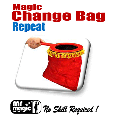 Magic Change Bag Repeat with Zipper Magic Trick