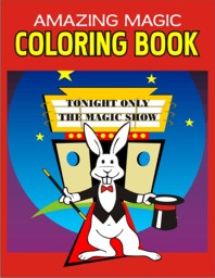 Magic Coloring Book Size 5" X 8" Magic Trick