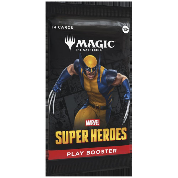 Magic The Gathering Marvel Super Heroes Play Booster 1 Pack Factory Sealed