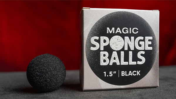 Magic Sponge Balls 50PK BLACK 1.5"