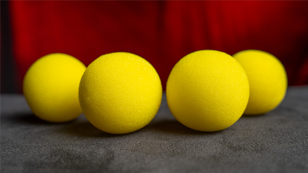 Magic Sponge Balls 4PK YELLOW 1.5"