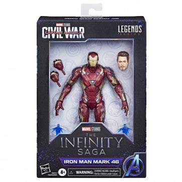 Marvel Legends Series Captain America Civil War Iron Man Mark 46 6" Inch Action Figure