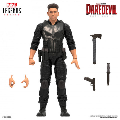 Marvel Legends Series Daredevil Born Again Punisher 6" Action Figure