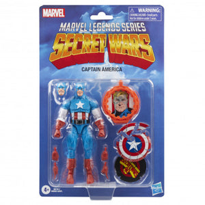 Marvel Legends Series Secret Wars Captain America 6" Inch Action Figure