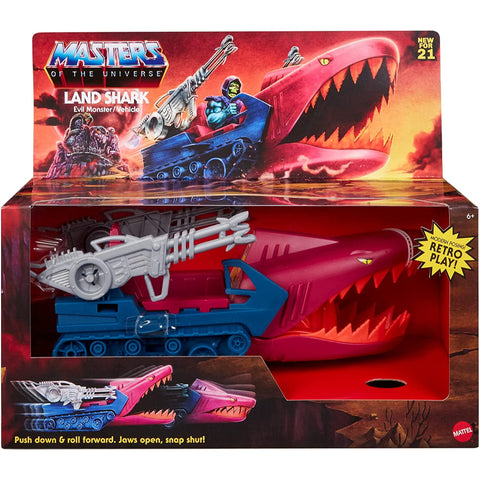 Masters Of The Universe Land Shark Vehicle MINOR DAMAGE TO PACKAGING BOX