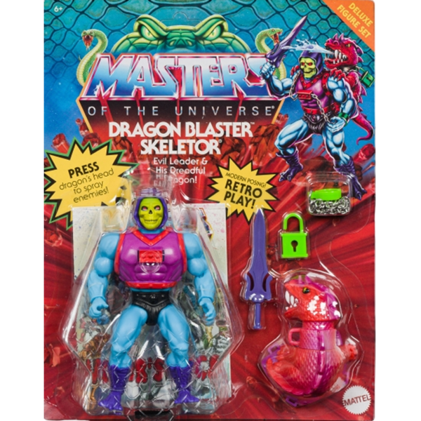 Masters Of The Universe Origins Dragon Blaster Skeletor Deluxe 5 1/2 Inch Action Figure