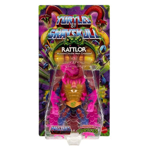 Masters of the Universe Origins Turtles of Grayskull Wave 5 Rattlor 5 1/2 Inch Scale Action Figure