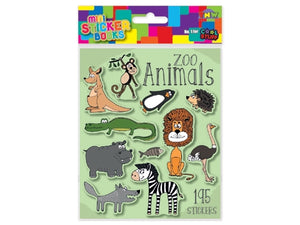 Mini Sticker Book Zoo Animals