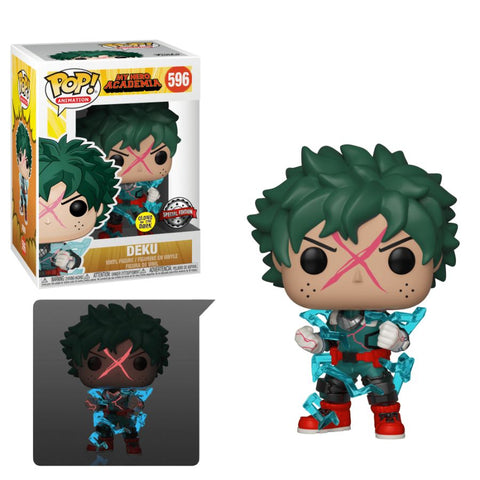 My Hero Academia Deku Full Cowl Glow US Exclusive Pop! 596 Vinyl