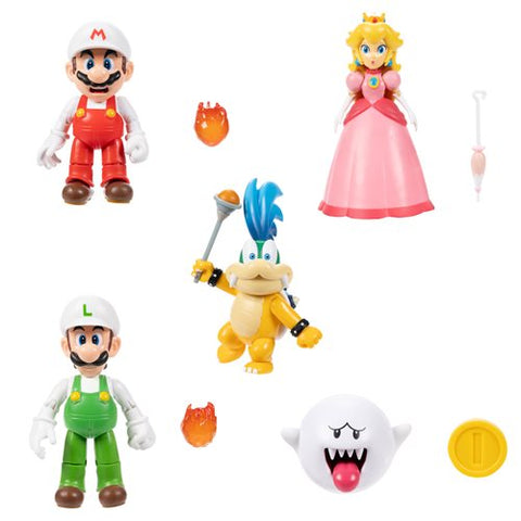 World of Nintendo Super Mario 4" Inch Action Figure Wave 41 One Piece Assorted Characters Available