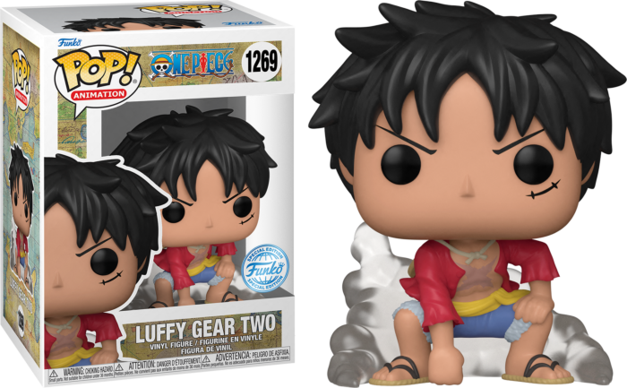 One Piece Luffy Gear Two US Exclusive Pop! 1269 Vinyl