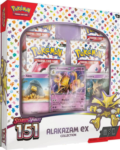 POKÉMON TCG Scarlet & Violet 151 Collection Alakazam ex Factory Sealed PRE-ORDER