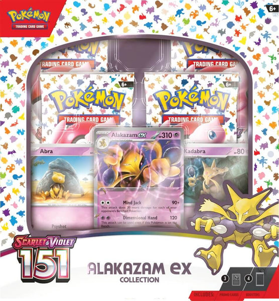 POKÉMON TCG Scarlet & Violet 151 Collection Alakazam ex Factory Sealed PRE-ORDER