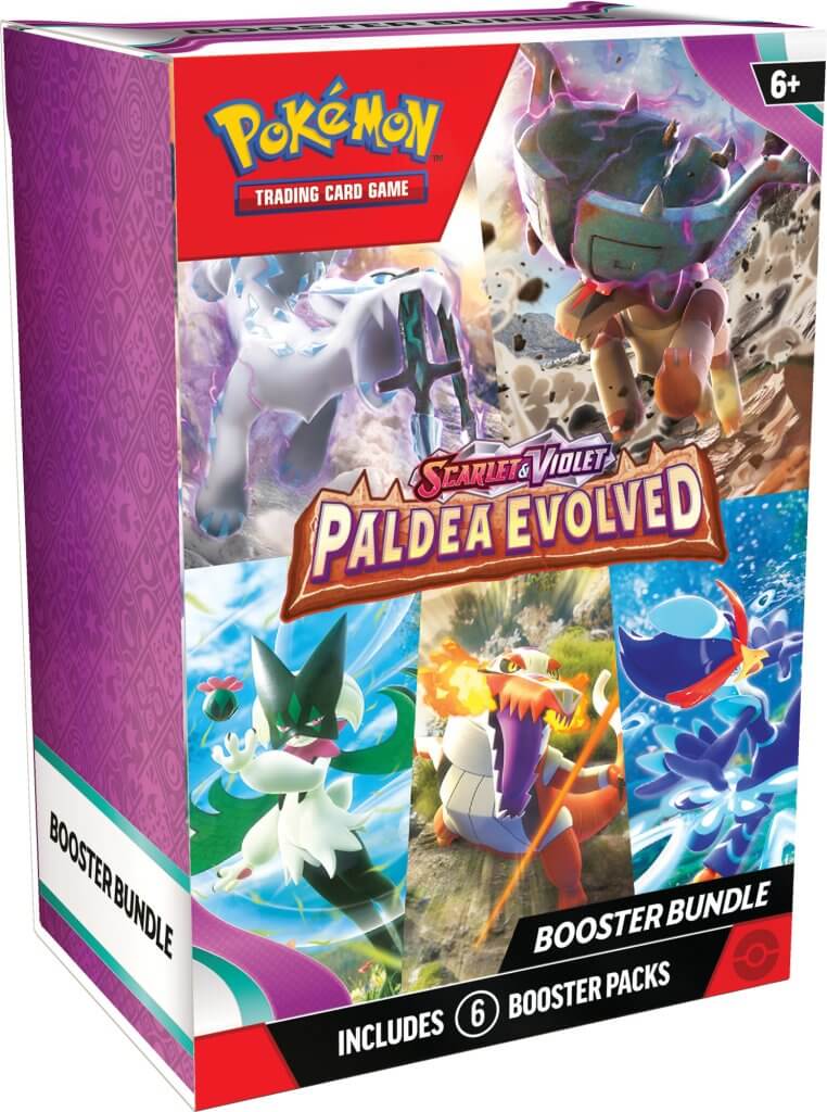 POKÉMON TCG Scarlet & Violet Paldea Evolved Booster Bundle Factory Sealed