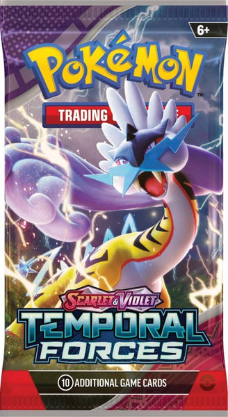 POKÉMON TCG Scarlet & Violet Temporal Forces 1 Booster Pack Factory Sealed