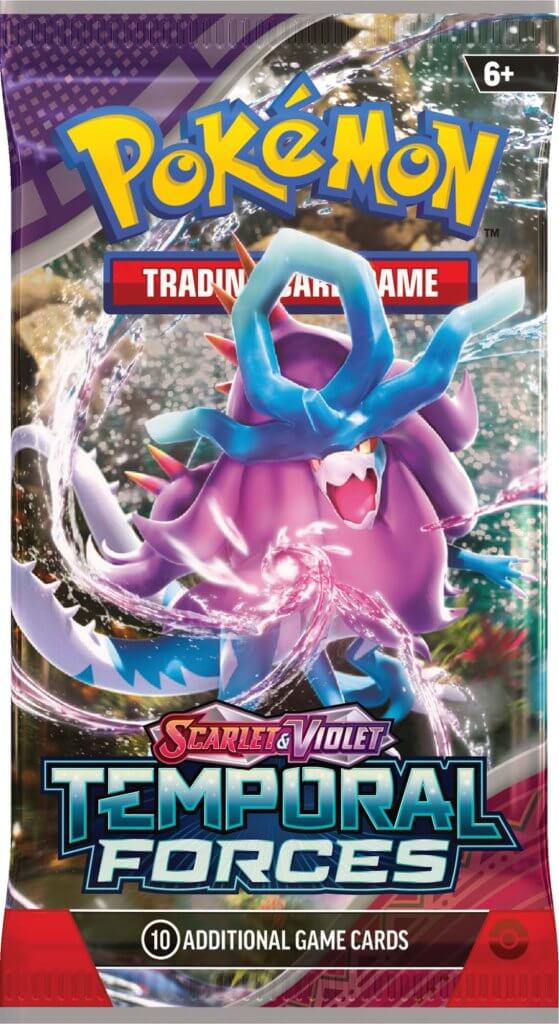 POKÉMON TCG Scarlet & Violet Temporal Forces 1 Booster Pack Factory Sealed