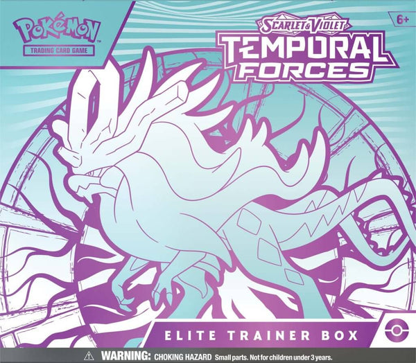 POKÉMON TCG Scarlet & Violet Temporal Forces Elite Trainer Box Factory Sealed