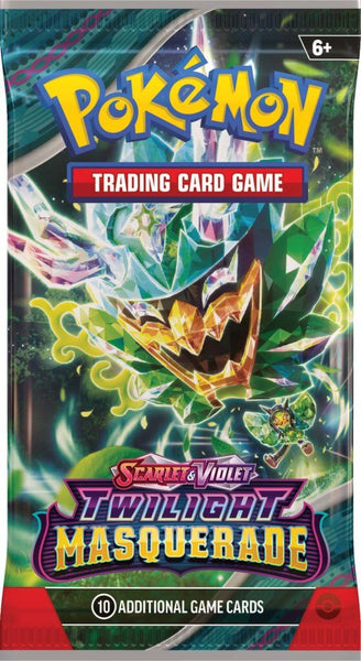 POKÉMON TCG Scarlet & Violet Twilight Masquerade 1 Booster Pack Factory Sealed