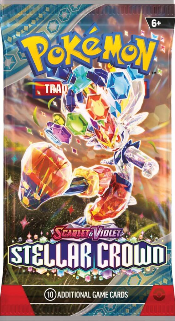 POKÉMON TCG Scarlet & Violet Stellar Crown 1 Booster Pack Factory Sealed