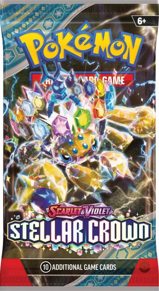 POKÉMON TCG Scarlet & Violet Stellar Crown 1 Booster Pack Factory Sealed