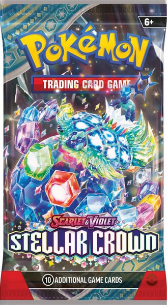 POKÉMON TCG Scarlet & Violet Stellar Crown 1 Booster Box Factory Sealed