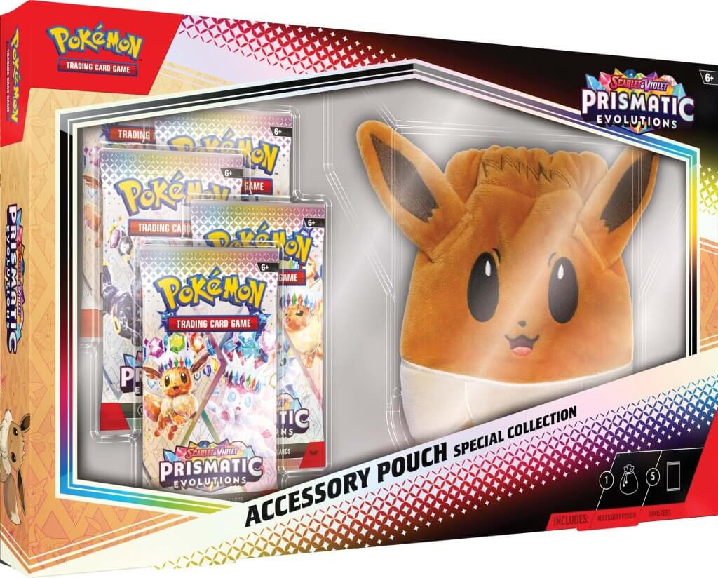 POKÉMON TCG Scarlet & Violet 8.5 Prismatic Evolutions Accessory Pouch Factory Sealed