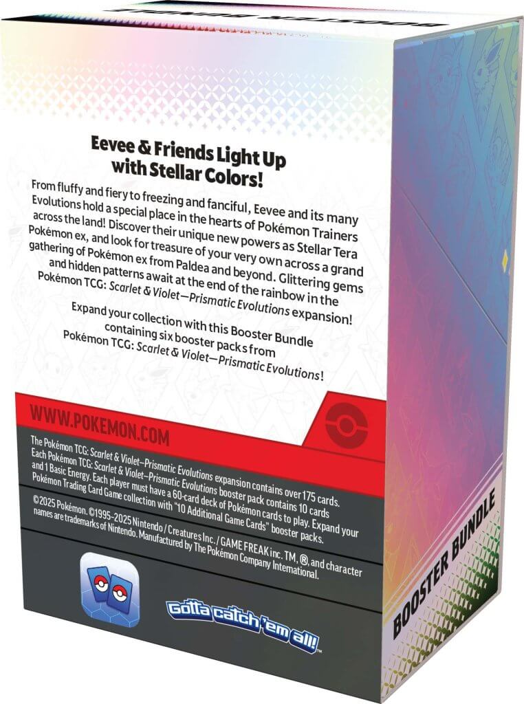 Pokemon TCG Scarlet & Violet Prismatic Evolutions Booster Pack - Factory Sealed