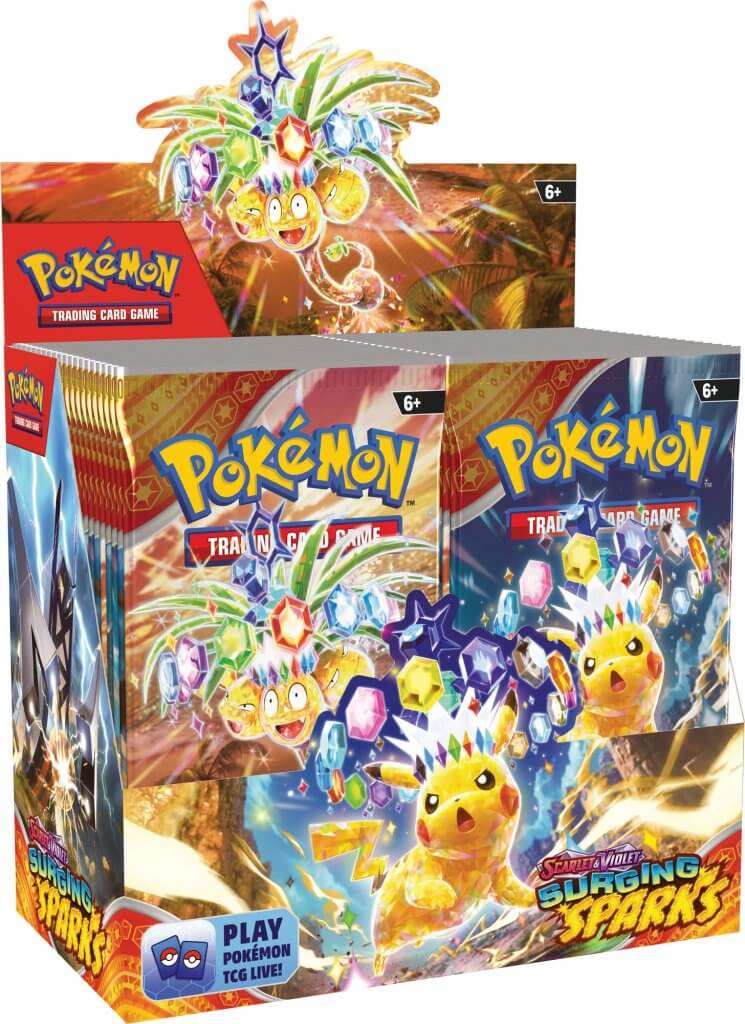 POKÉMON TCG Scarlet & Violet Surging Sparks 1 Booster Box Factory Sealed