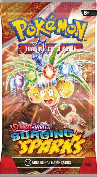 POKÉMON TCG Scarlet & Violet Surging Sparks 1 Blister Pack Factory Sealed