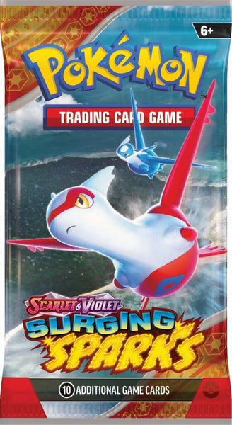 POKÉMON TCG Scarlet & Violet Surging Sparks 1 Blister Pack Factory Sealed