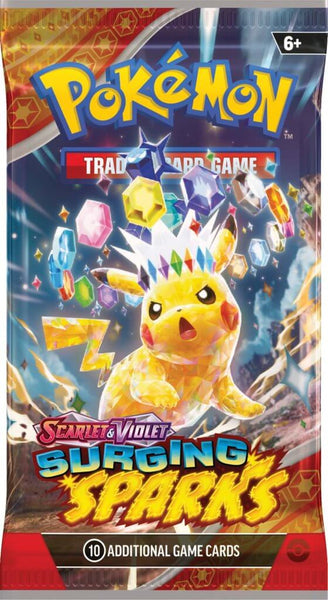 POKÉMON TCG Scarlet & Violet Surging Sparks 1 Blister Pack Factory Sealed