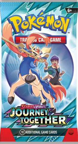 POKÉMON TCG Scarlet & Violet 9 Journey Together 1 Booster Pack Factory Sealed