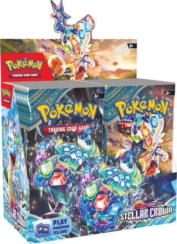 POKÉMON TCG Scarlet & Violet Stellar Crown Booster Box Factory Sealed
