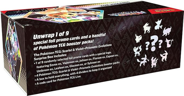 POKÉMON TCG Scarlet & Violet 8.5 Prismatic Evolutions Surprise Box Factory Sealed