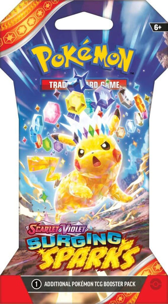 POKÉMON TCG Scarlet & Violet Surging Sparks 1 Blister Pack Factory Sealed