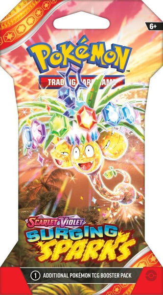 POKÉMON TCG Scarlet & Violet Surging Sparks 1 Blister Pack Factory Sealed