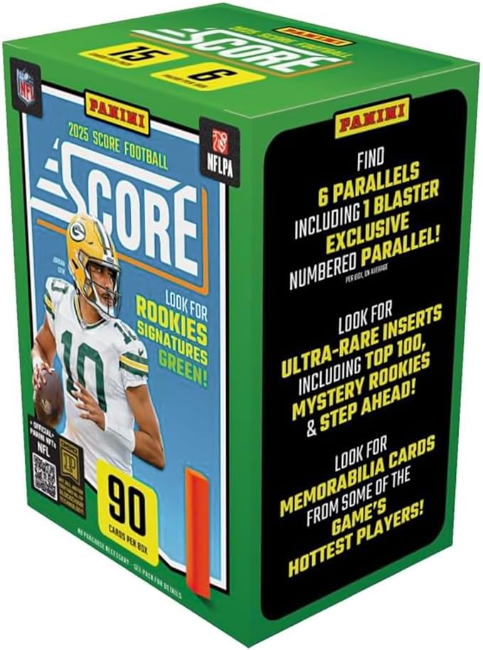 Panini Score 2025 NFL Football Blaster Box Factory Sealed