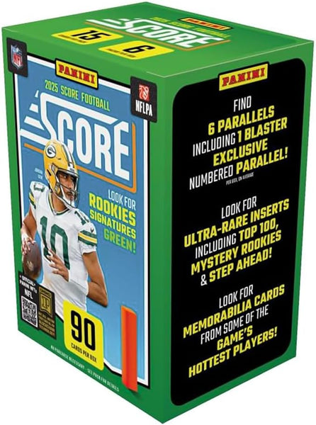 Panini Score 2025 NFL Football Blaster Box Factory Sealed